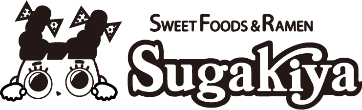 Sugakiya 甘党のお店のロゴ